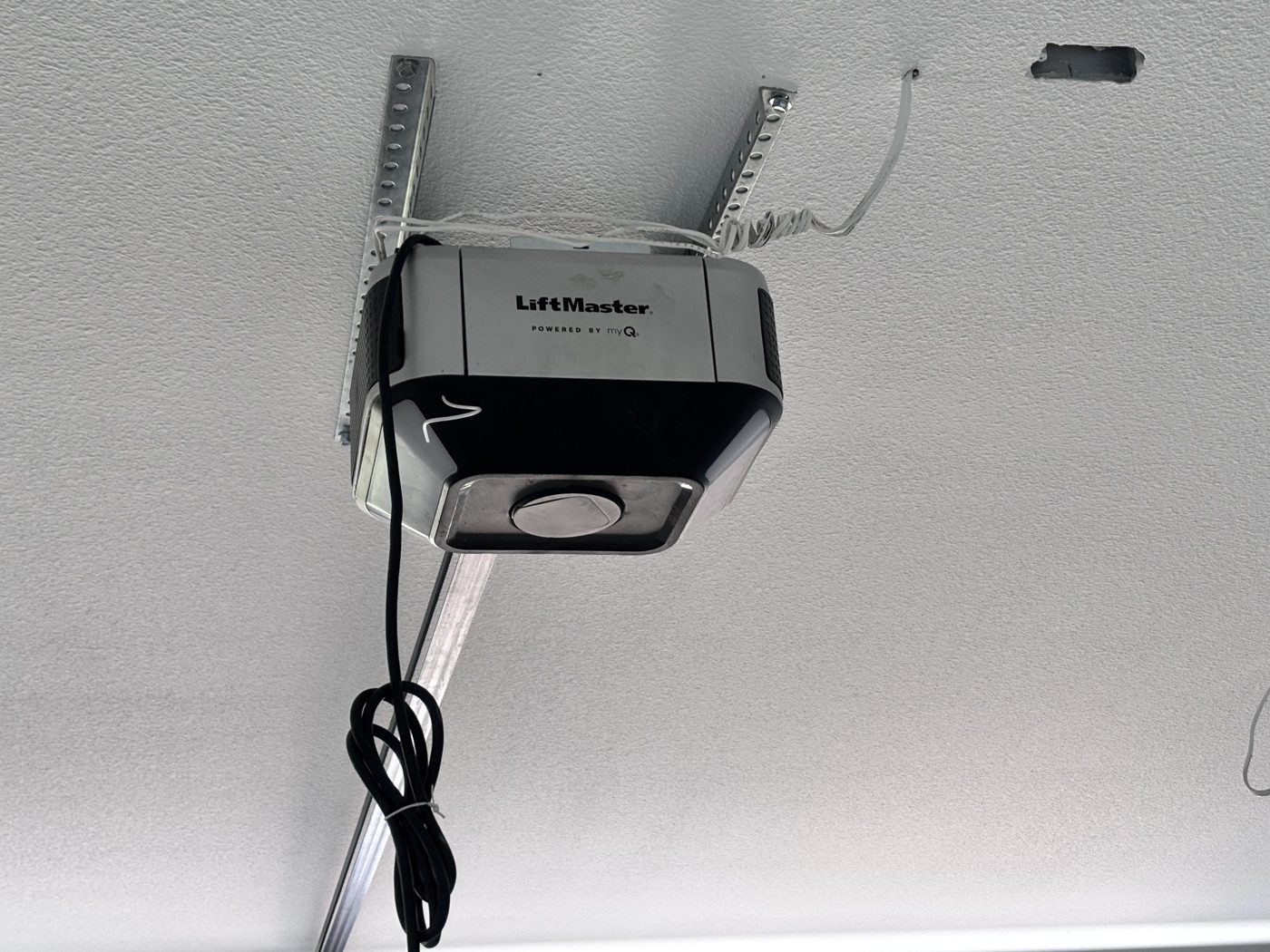 LiftMaster myQ garage door opener installed by Powell's Garage Door Services